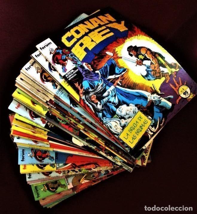 Comics : CONAN REY ( COLECCION COMPLETA de 66 NUMS. ). FORUM -Muy buen estado .