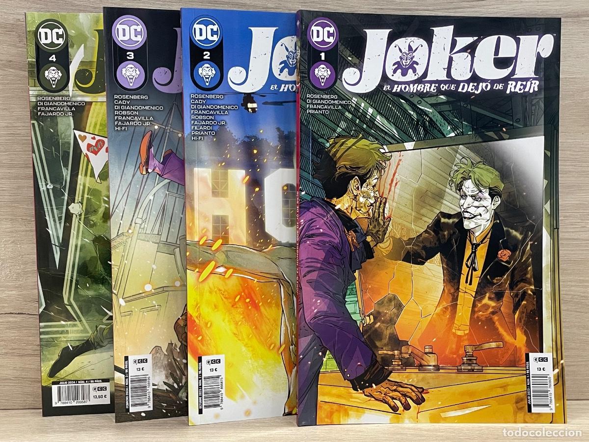 C&oacute;mics: Joker: El hombre que dejó de reír - Completo 4 vol&uacute;menes - Francesco Francavilla , Matthew Rosen
