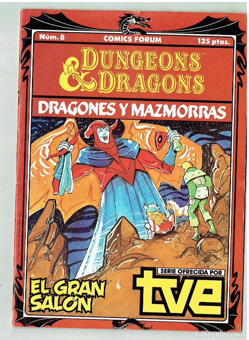 C&oacute;mics: DUNGEONS & DRAGONS. DRAGONES Y MAZMORRAS. N&ordm; 8. EL GRAN SAL&Oacute;N. FORUM. 1985(B/56.1 RUM)