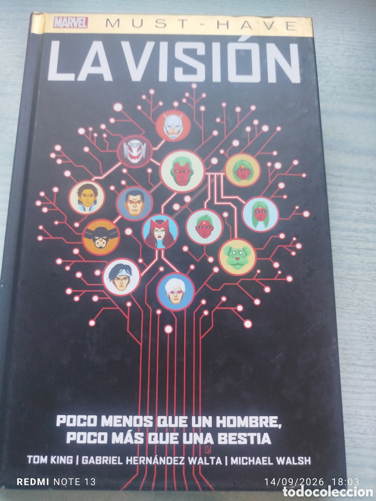 C&oacute;mics: La visi&oacute;n Marvel tapa dura