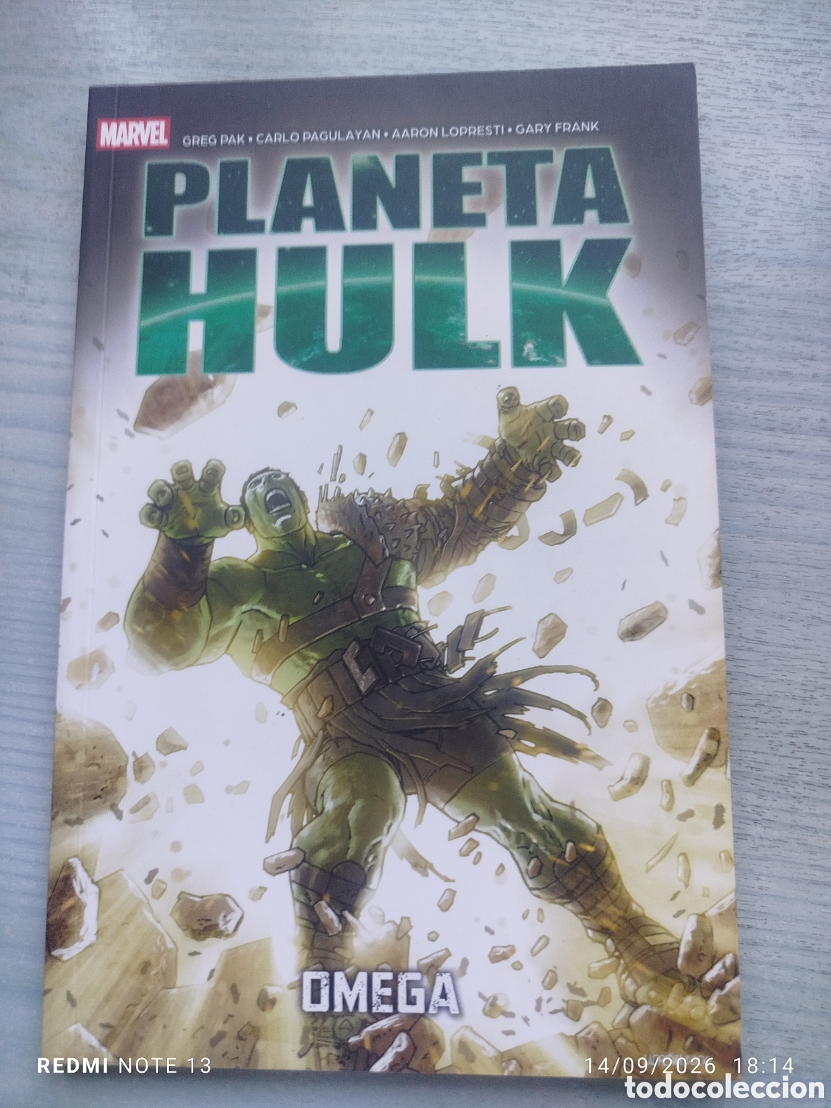 C&oacute;mics: Planeta Hulk..omega.marvel