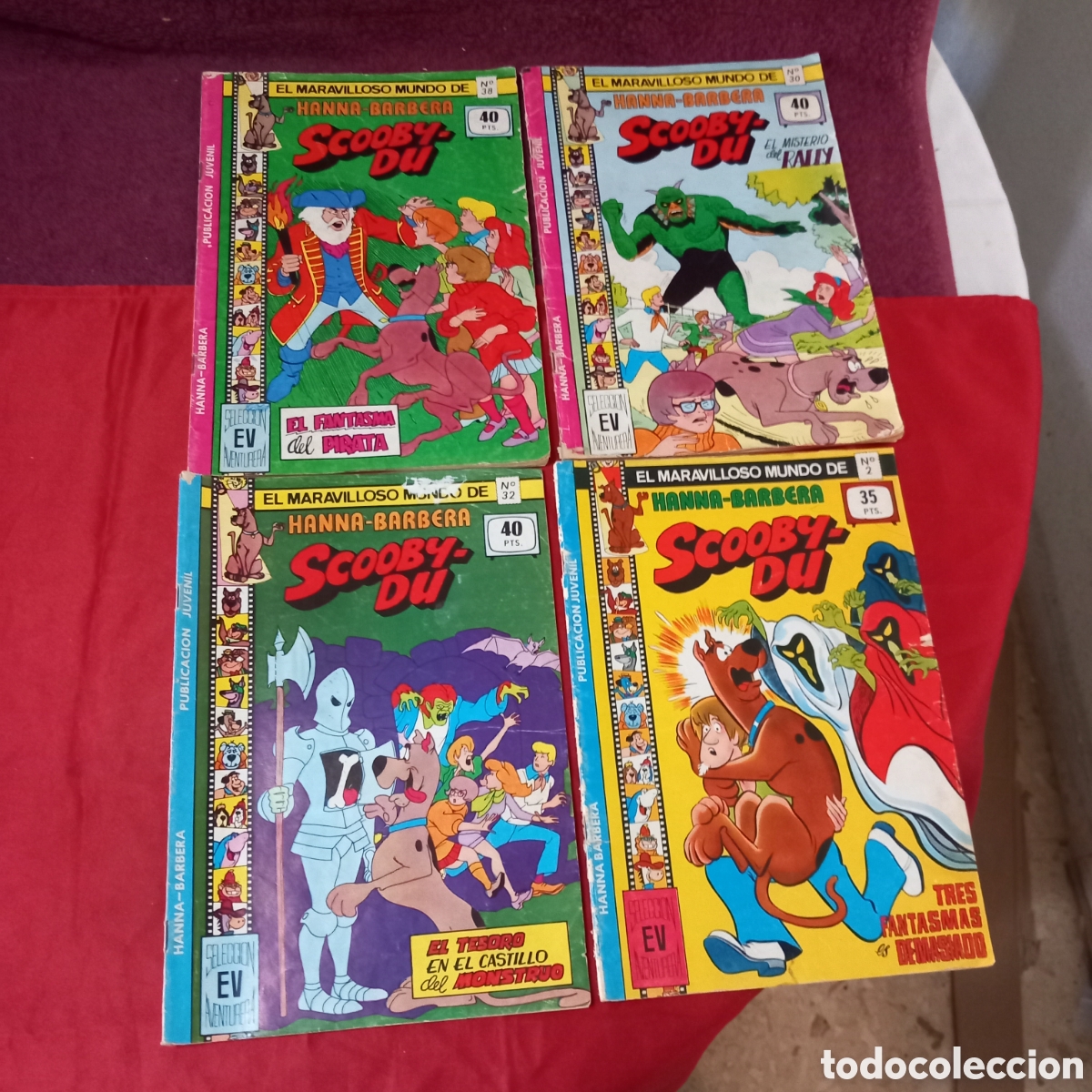 Comics: 4&times;COMIC SCOOBY-DU/el maravilloso mundo de hanna Barbera