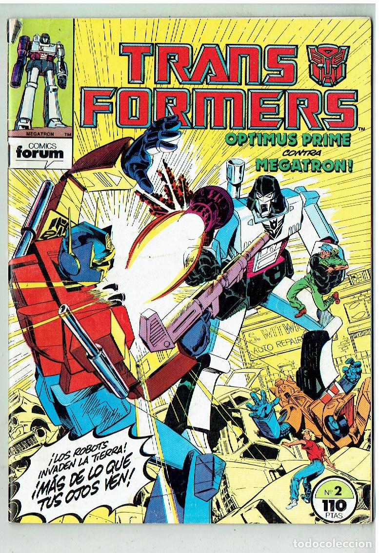 C&oacute;mics: TRANS FORMERS. N&ordm; 2. OPTIMUS PRIME CONTRA MEGATRON. FORUM. (B/56.1 RUM)