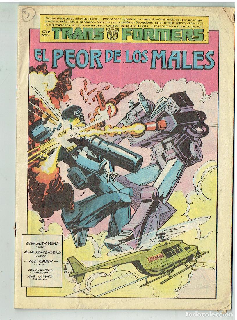 C&oacute;mics: TRANS FORMERS. N&ordm; 5. EL PEOR DE LOS MALES. FORUM. (B/56.1 RUM)
