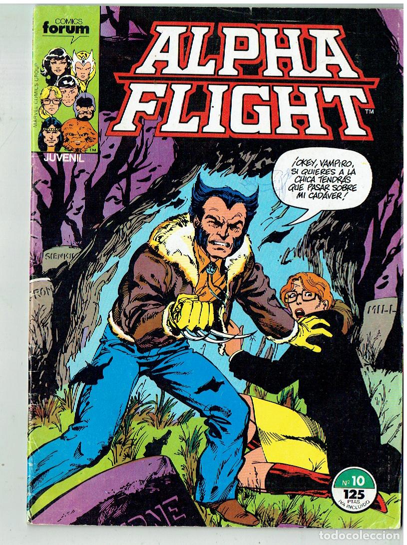 C&oacute;mics: ALPHA FLIGHT. N&ordm; 10. FORUM. 1985.(B/56.1 RUM)