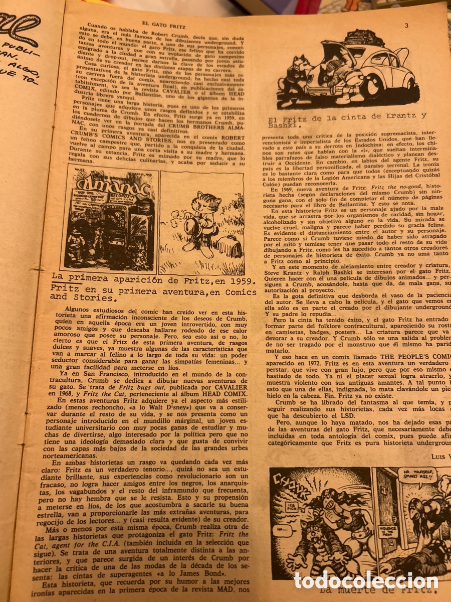 C&oacute;mics: Fritz the cat num 13. Comic - Foto 3