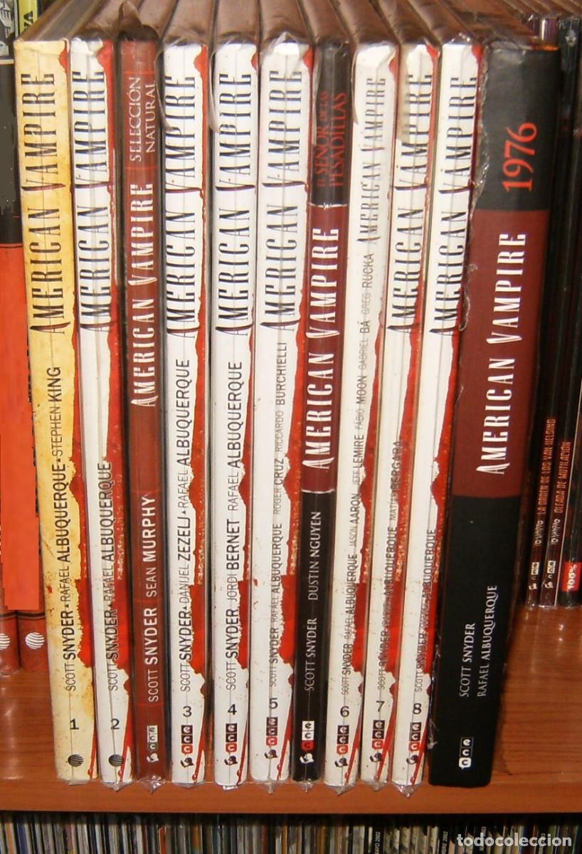 C&oacute;mics: AMERICAN VAMPIRE . 1 2 3 4 5 6 7 8 + SELECCION NATURAL + SE&Ntilde;OR DE LAS PESADILLAS + 1976. ECC PLANETA