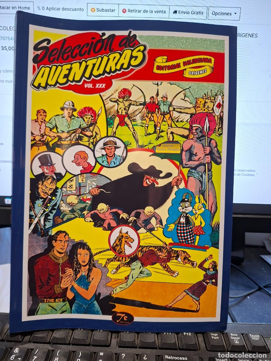 C&oacute;mics: COLECCION TESOROS OLVIDADOS SELECCION DE AVENTURAS VOL XXX - EDITORIAL VALENCIANA ORIGENES