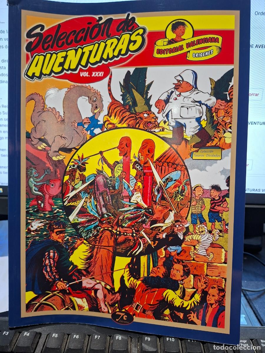 Comics : COLECCION TESOROS OLVIDADOS SELECCION DE AVENTURAS VOL XXXI - EDITORIAL VALENCIANA ORIGENES
