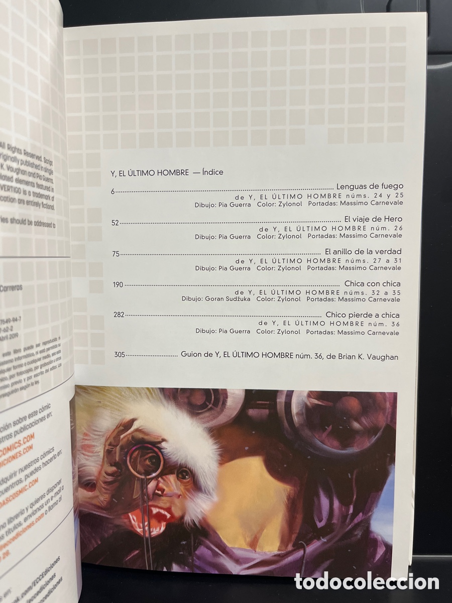 C&oacute;mics: Y EL &Uacute;LTIMO HOMBRE N.3 LIBRO TRES V&Eacute;RTIGO ECC ( 2018/2019 ) - Foto 3