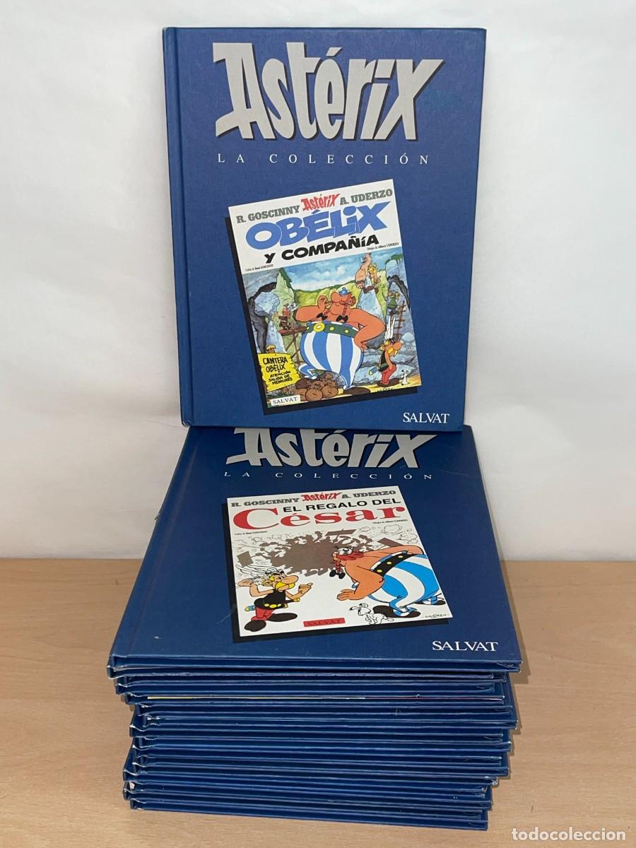 C&oacute;mics: LOTE 19 Tomos ASTERIX La Colecci&oacute;n Salvat Edicion Especial 2009 Tapa dura azul obelix idefix romanos