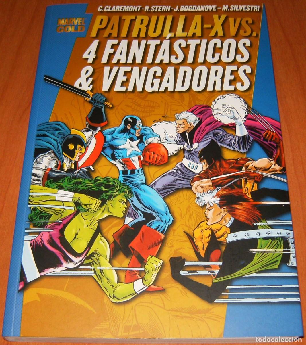 C&oacute;mics: MARVEL GOLD . PATRULLA-X VS. 4 FANTASTICOS Y VENGADORES . PANINI . X-MEN