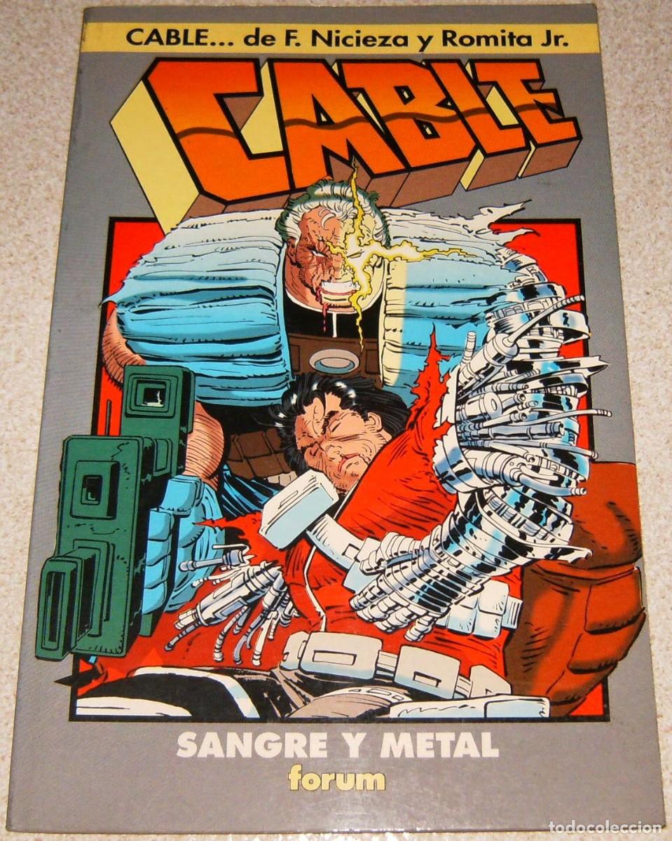 Comics: CABLE . SANGRE Y METAL . FORUM . HISTORIA COMPLETA EN UN TOMO . ROMITA JR . One Shot n&ordm; 3