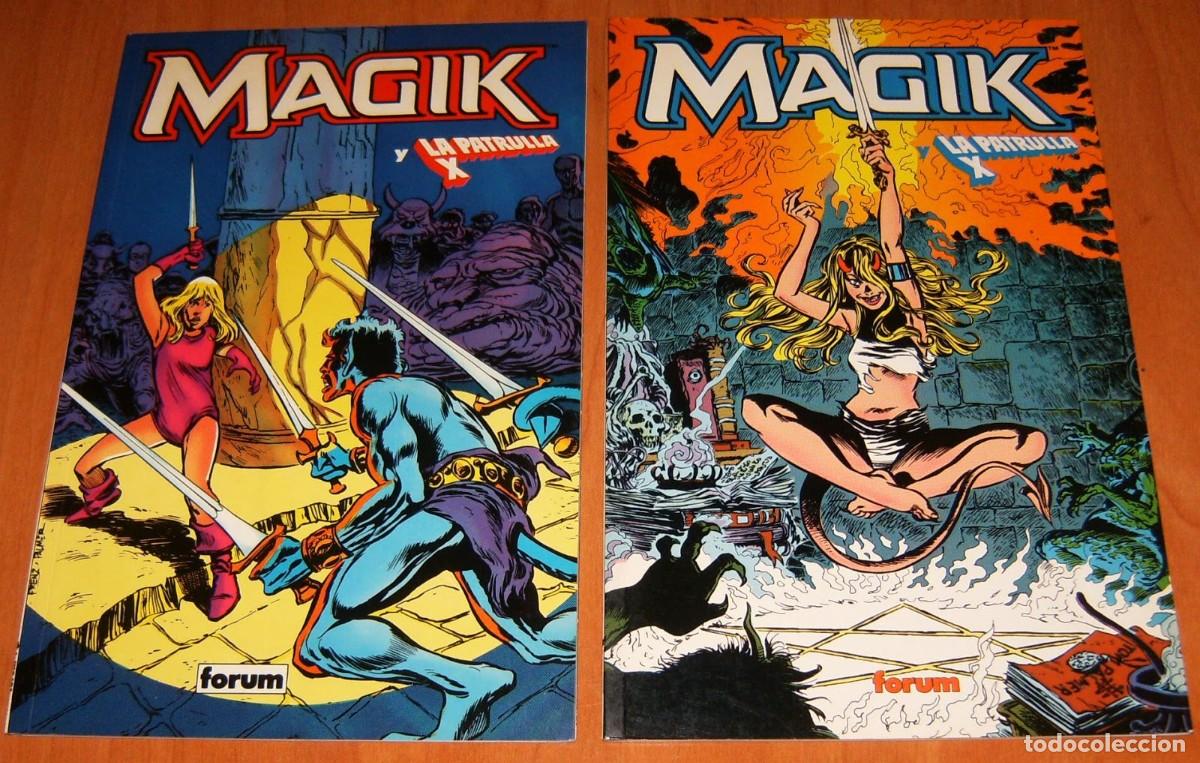 Comics: MAGIK Y LA PATRULLA-X . 1 y 2 . HISTORIA COMPLETA EN DOS TOMOS PRESTIGE . FORUM . X-MEN