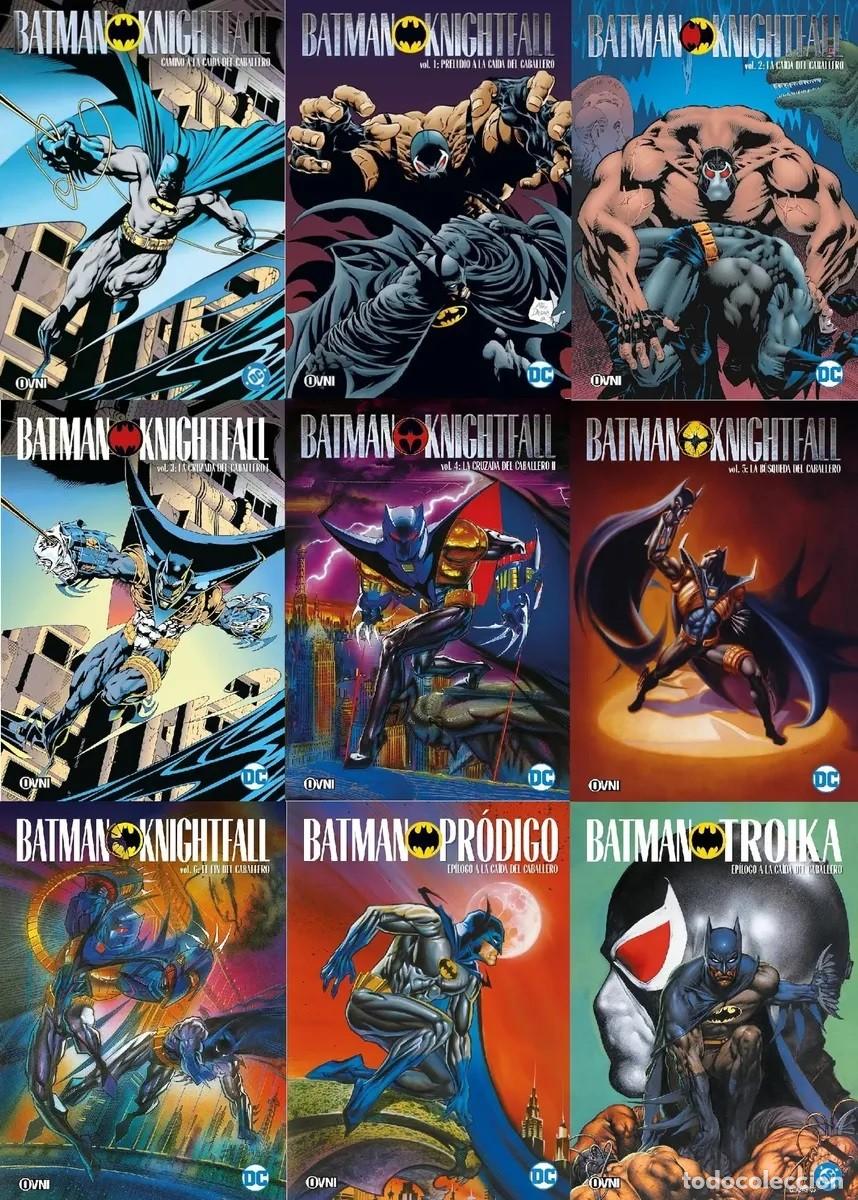 C&oacute;mics: Batman Knightfall - Colecci&oacute;n Completa - 9 Tomos + Env&iacute;o gr&aacute;tis