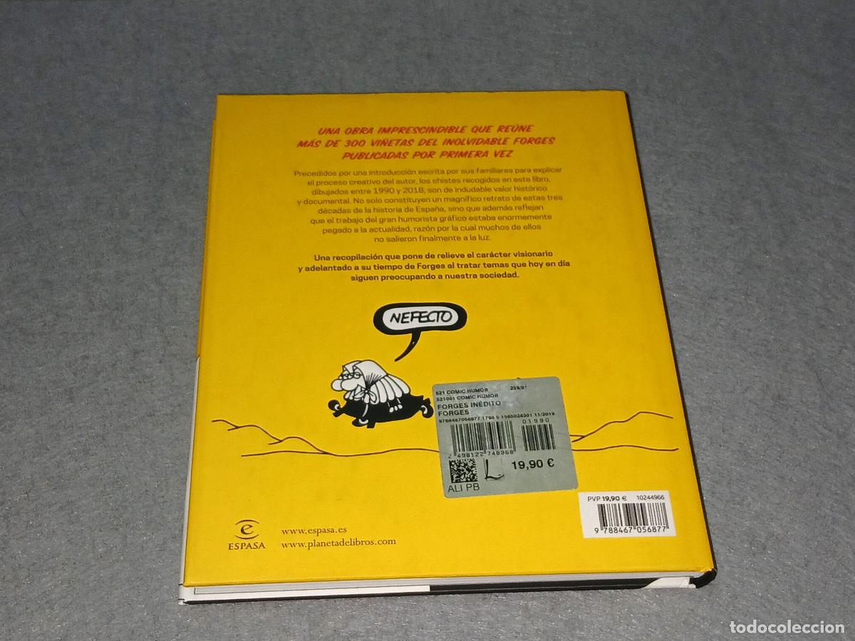 C&oacute;mics: Libro. Forges in&eacute;dito, Espasa 2019, nuevo - Foto 9
