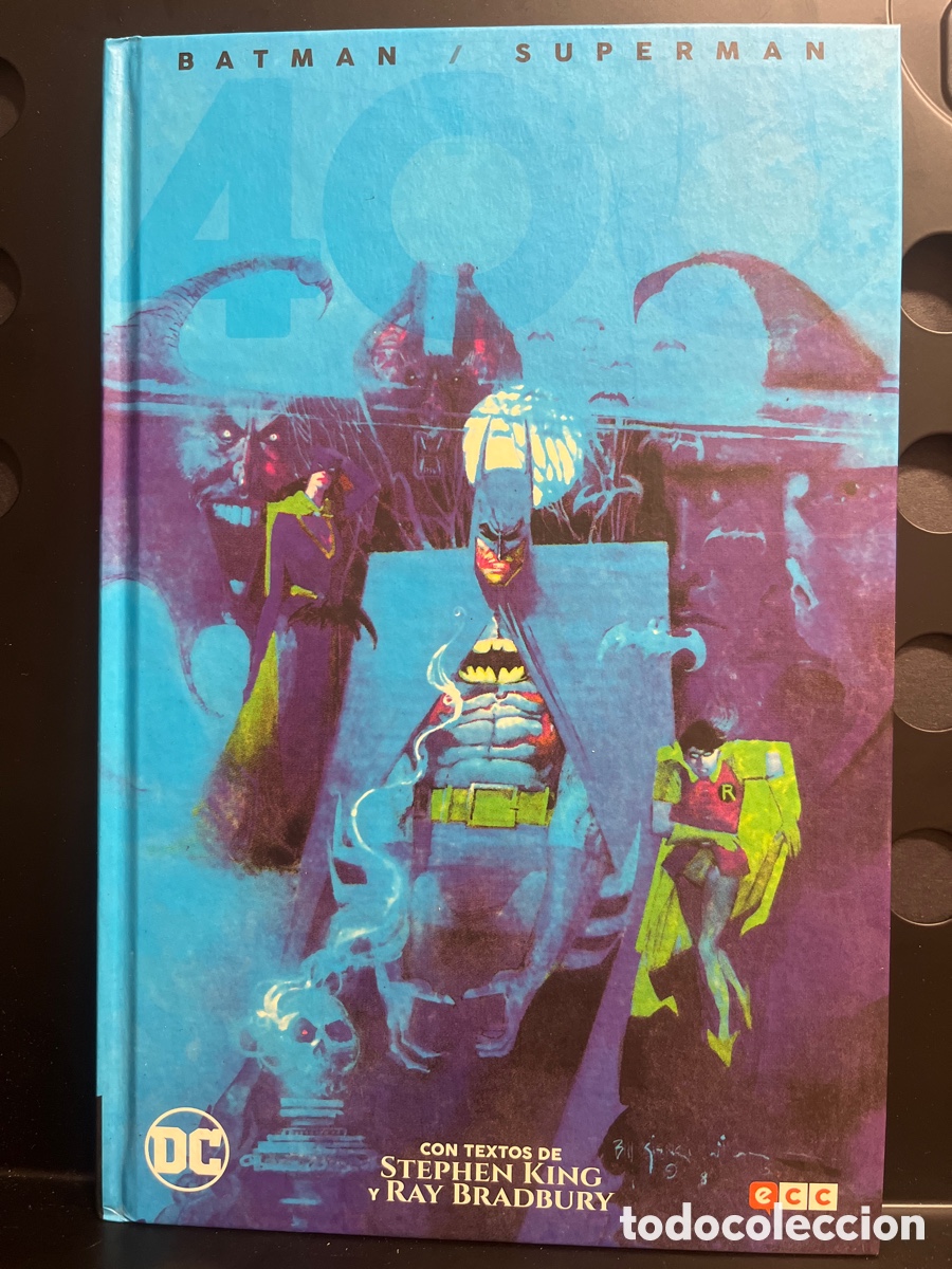C&oacute;mics: BATMAN & SUPERMAN 400 : TEXTOS DE STEPHEN KING & RAY BRADBURY DC ECC ( 2018 )