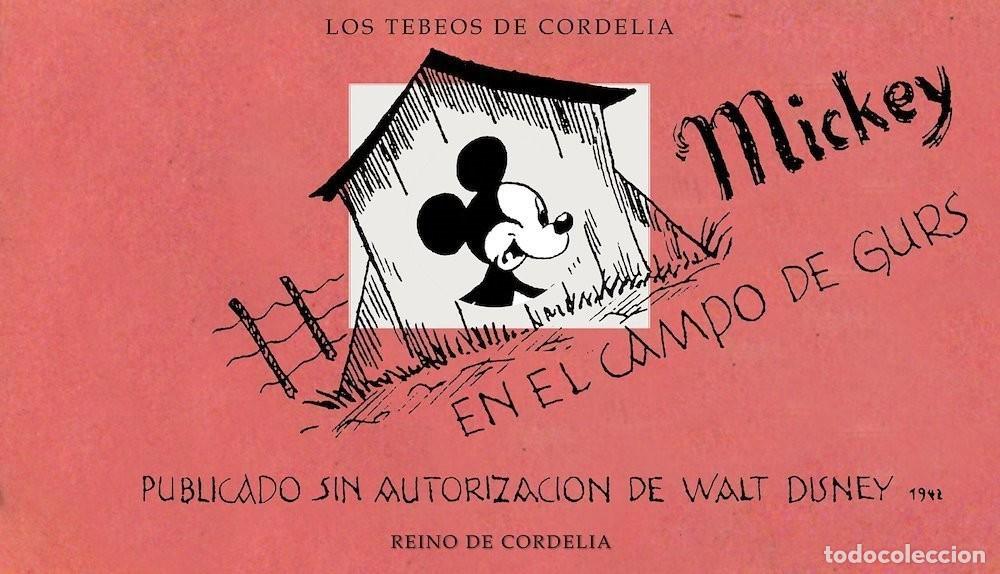 Comics: Mickey en el campo de Gurs (Reino de Cordelia) - Horst Rosenthal; Horst Rosenthal