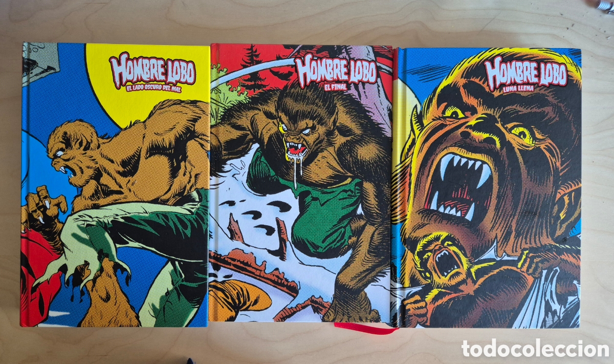 C&oacute;mics: Lote 3 tomos El hombre lobo Marvel