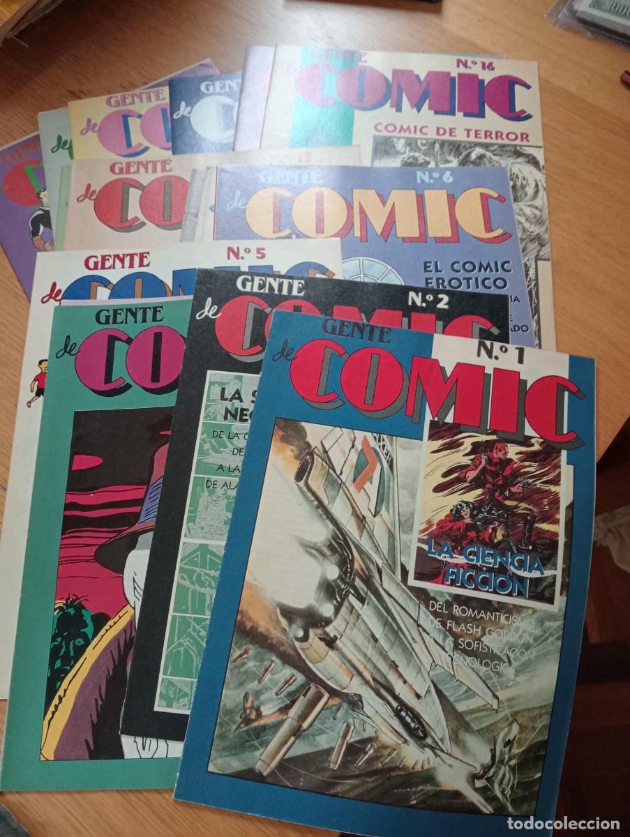 C&oacute;mics: CASI COMPLETA. GENTE DE C&Oacute;MIC (20 DE 21 FASC&Iacute;CULOS). GRAPA. DIARIO 16. 1989 &ndash; 90.