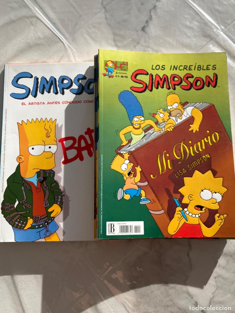 C&oacute;mics: Lote de 11 c&oacute;mic de Simpson. A&ntilde;o 1994.