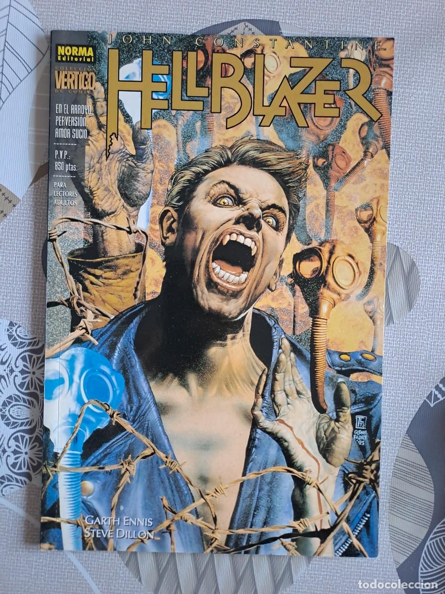 C&oacute;mics: Hellblazer en el arroyo, perversion, amor sucio, Norma en muy buen estado