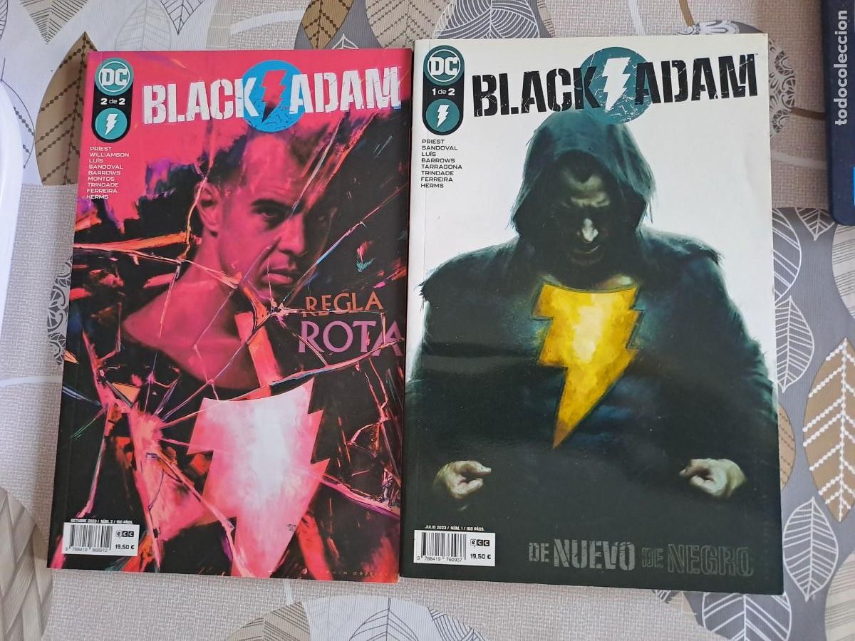 C&oacute;mics: Black Adam completa 2 n&uacute;meros, ECC en muy buen estado