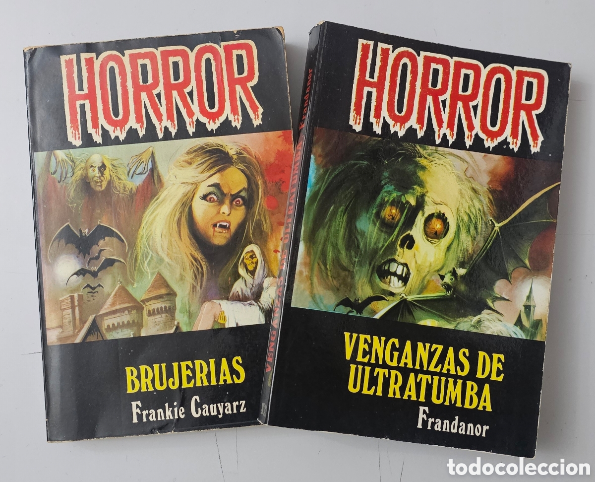 C&oacute;mics: LOTE 2 NOVELAS HORROR Brujerias y Venganzas de Ultratumba (Espa&ntilde;a - Pretonio - 1974-75) PULP TERROR