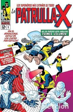 C&oacute;mics: BIBLIOTECA MARVEL LA PATRULLA-X 1. 1963-64: THE X-MEN 1-6 USA. - STAN LEE.