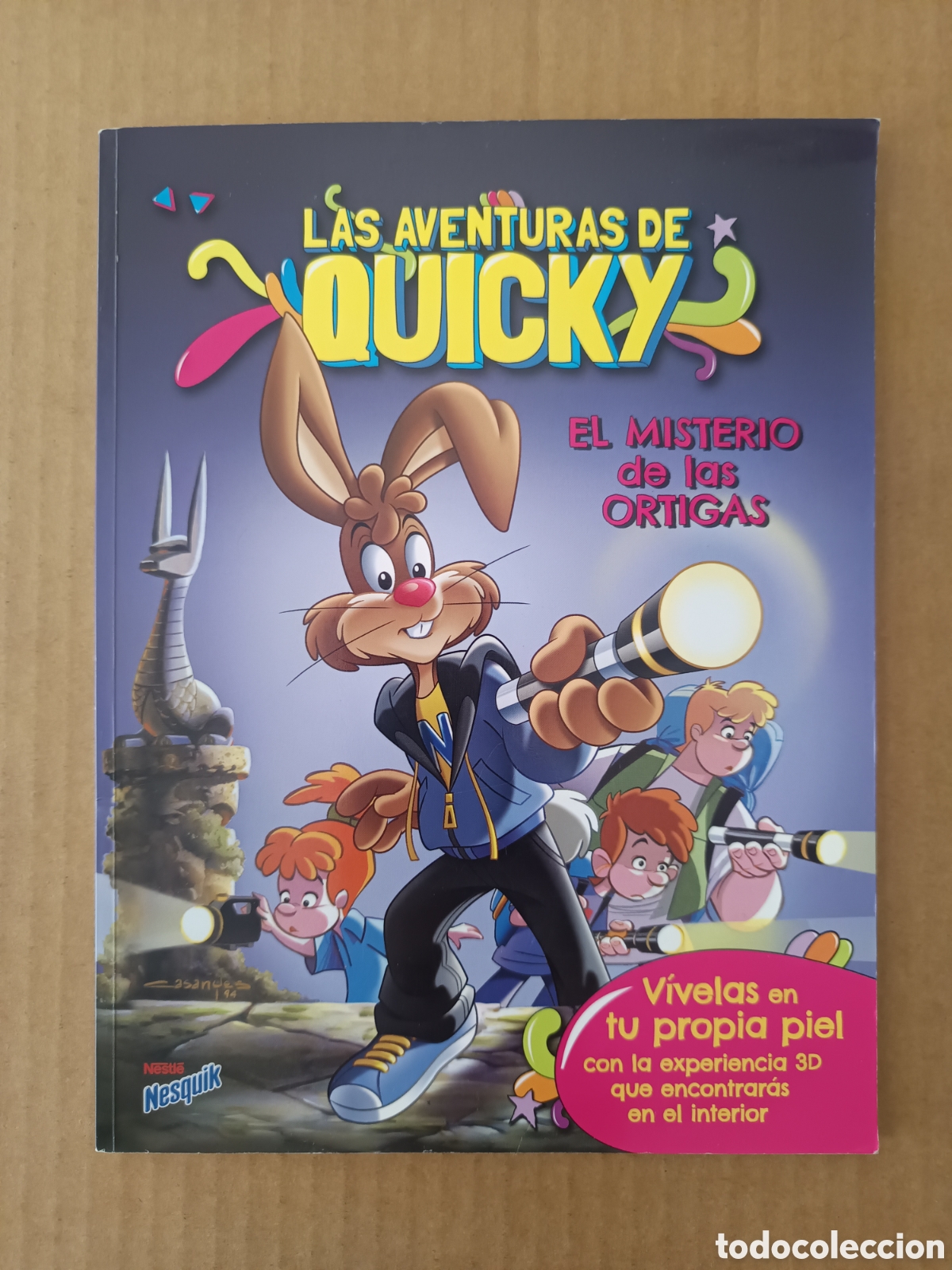 C&oacute;mics: Las Aventuras de Quicky: El Misterio de las Ortigas, por Casanyes (Nestl&eacute;, 2012). Nesquik.