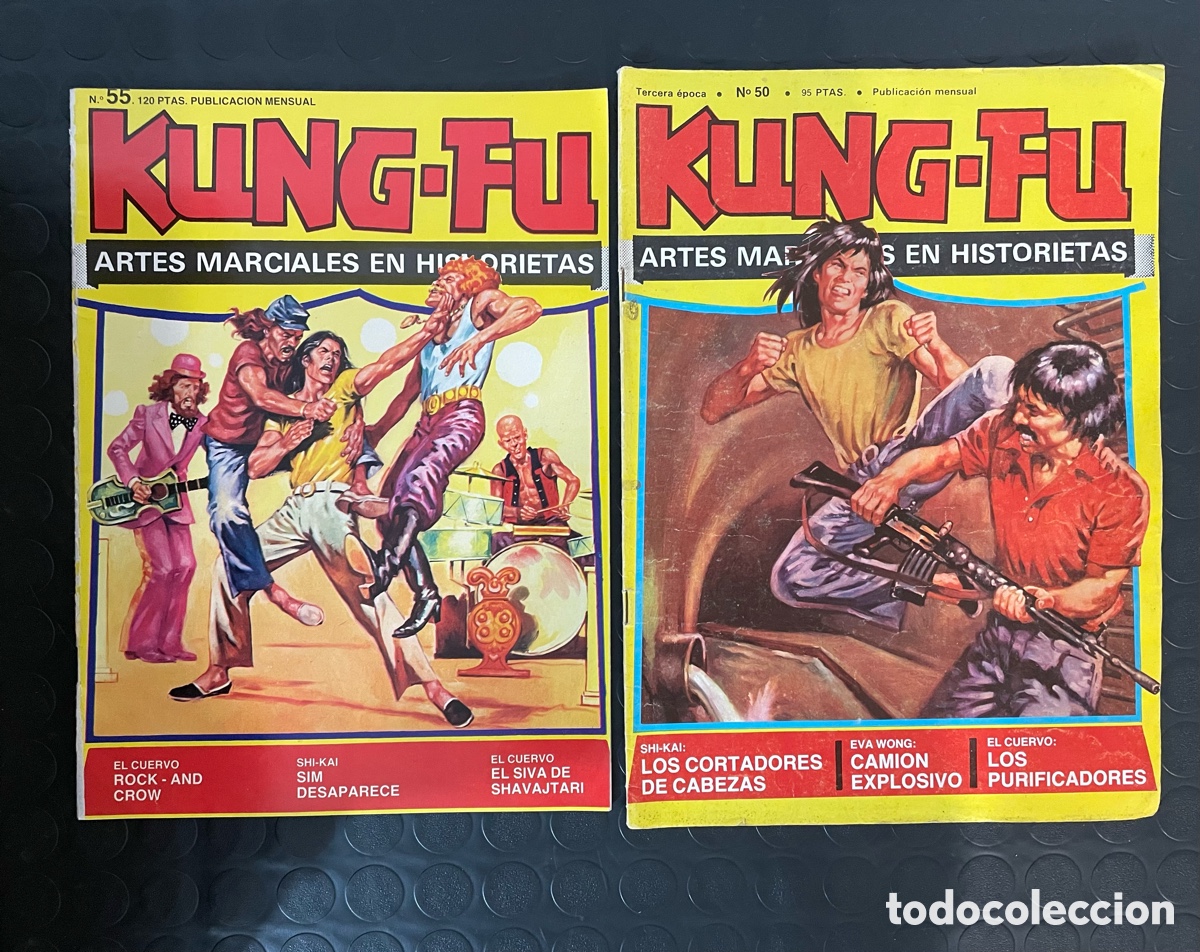 C&oacute;mics: Kung Fu. artes marciales en historietas n&uacute;mero 50 y 55