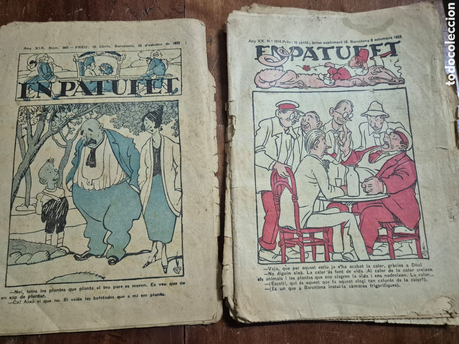 C&oacute;mics: PATUFET 969 Y 1014 a&ntilde;o 1922