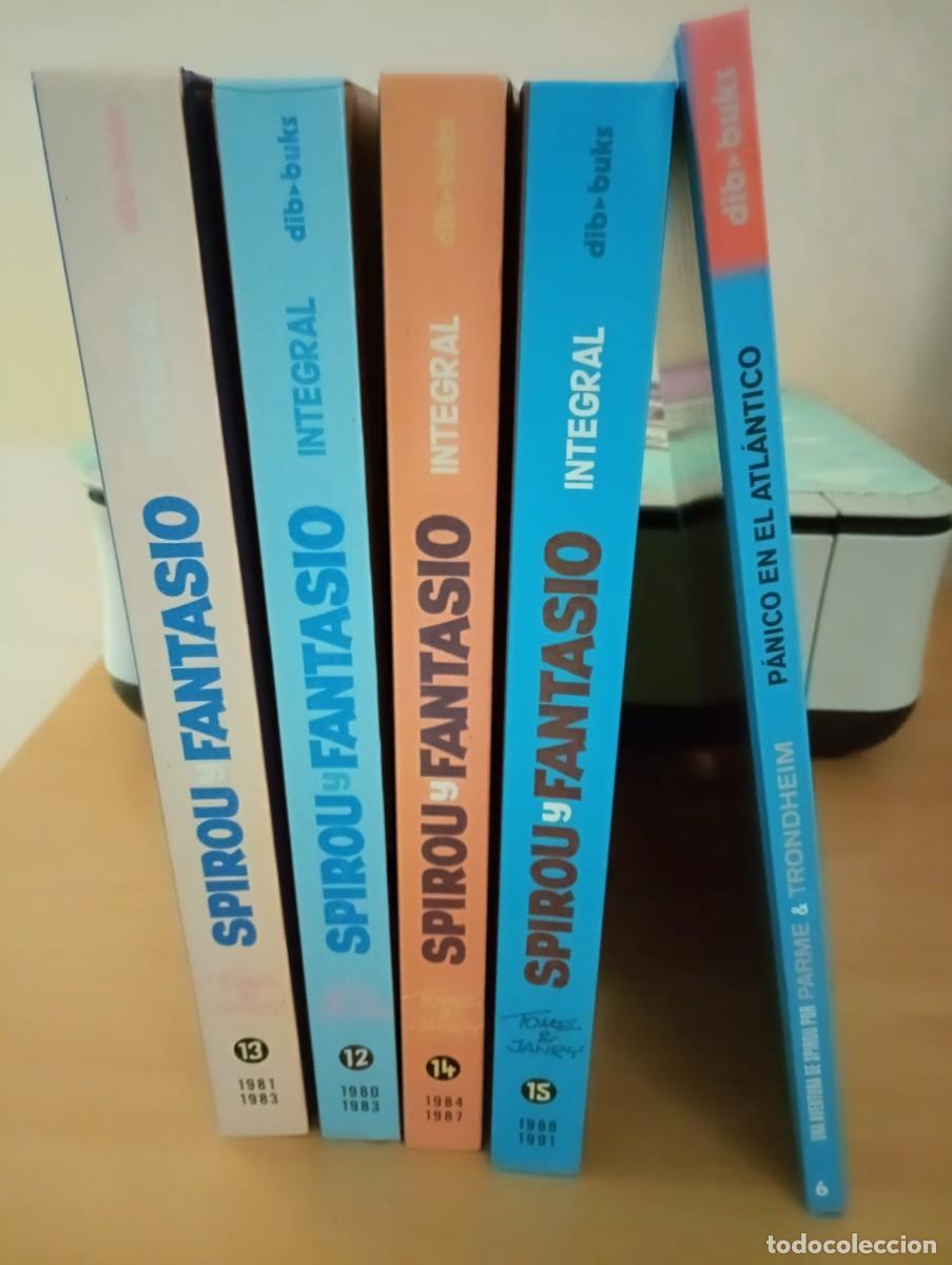C&oacute;mics: Lote Spirou y Fantasio integral 12 al 15 + P&aacute;nico en el Atl&aacute;ntico