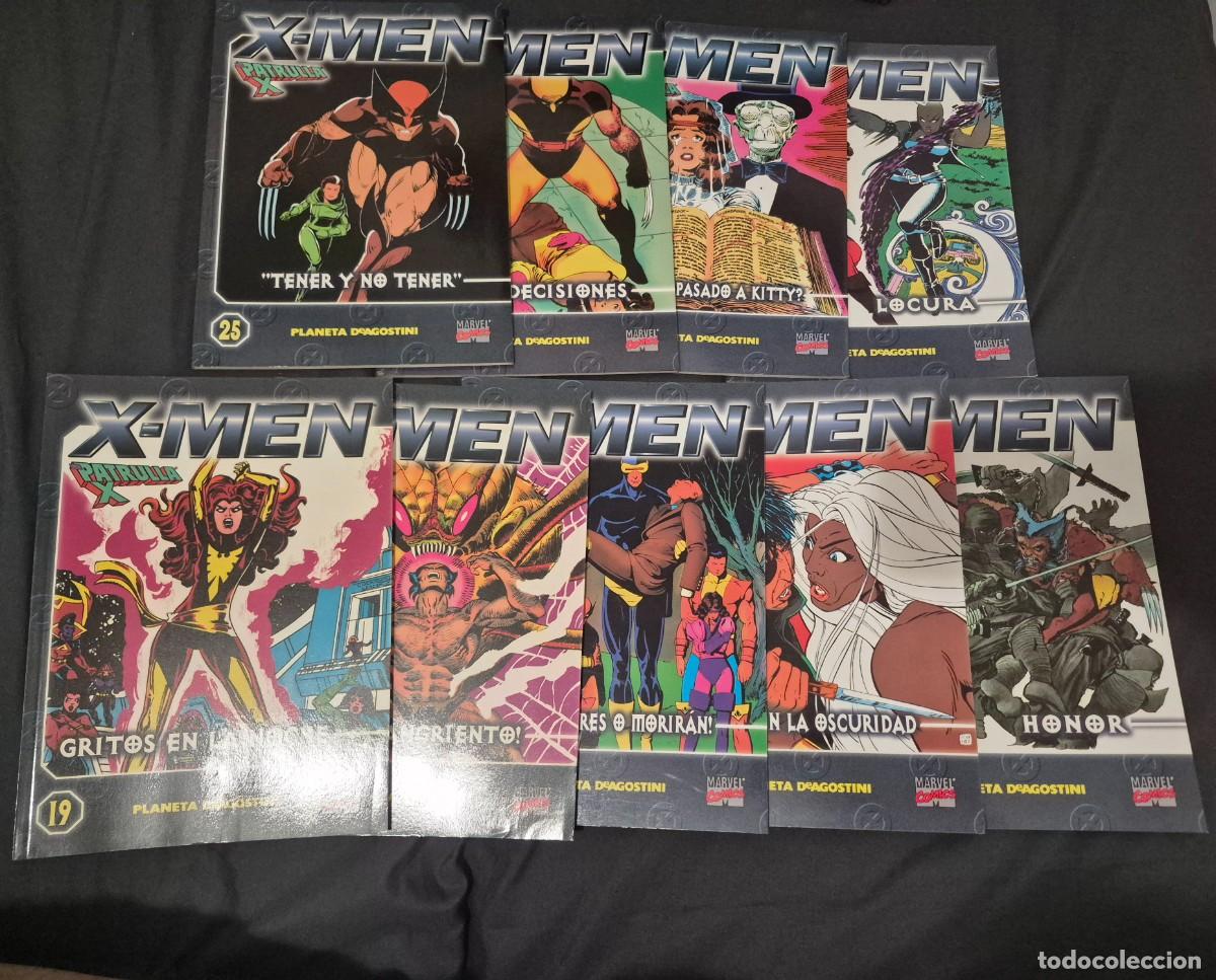 C&oacute;mics: 9 TOMOS DE X-MEN (PATRULLA X) PLANETA DEAGOSTINI