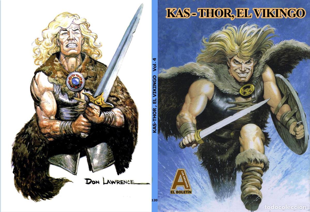 C&oacute;mics: Los Archivos de El Boletin volumen 120: Kas-Thor el vikingo, volumen 4
