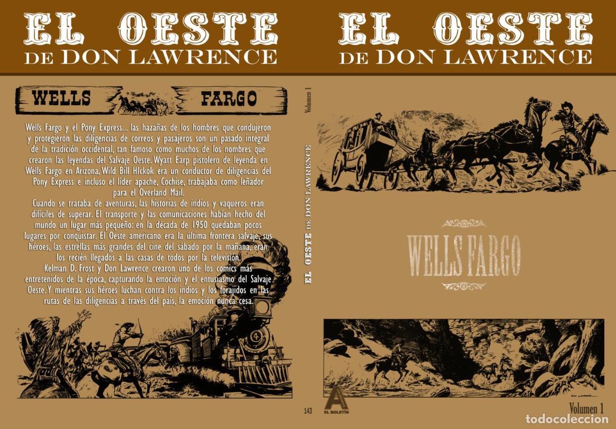 C&oacute;mics: Los Archivos de El Boletin volumen 143: El oeste de Don Lawrence: Wells Fargo