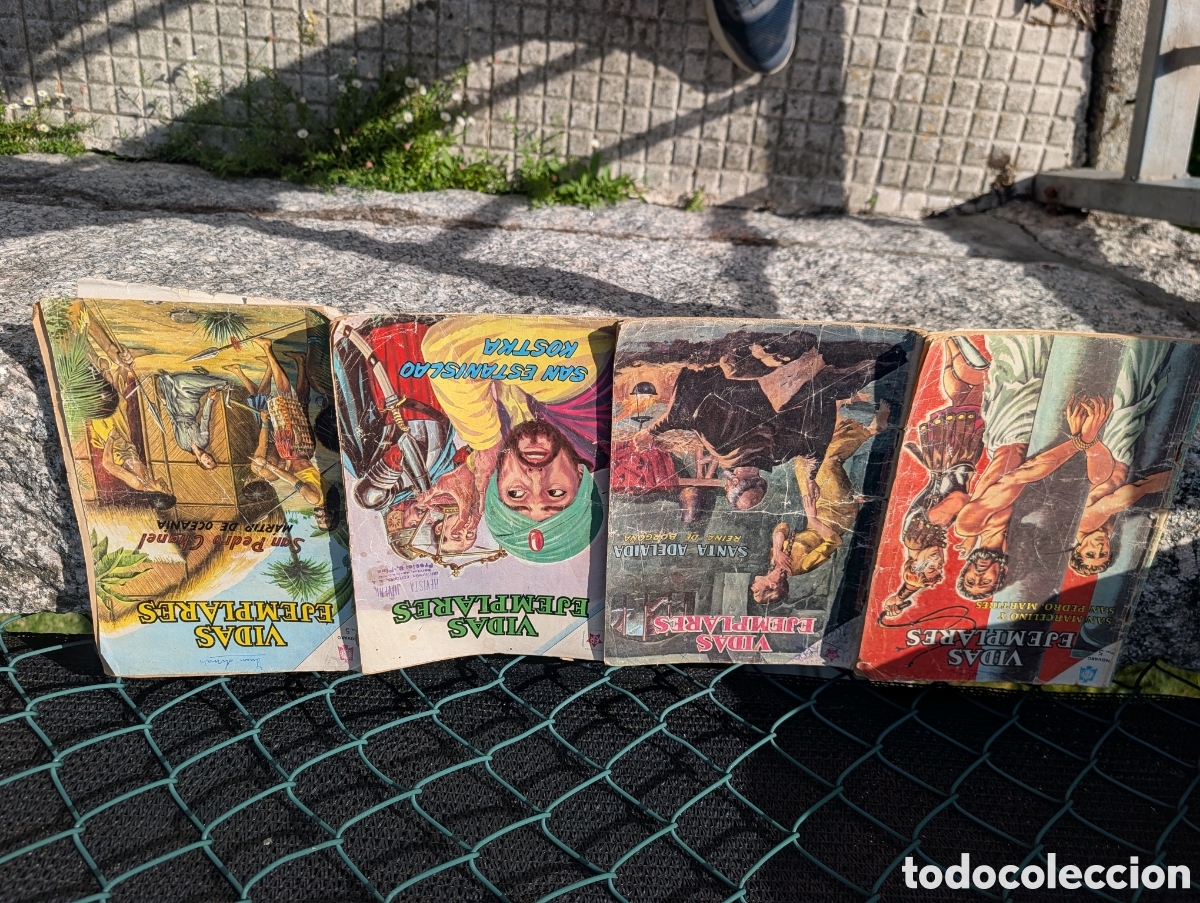 C&oacute;mics: Lote 6 tebeos antiguos Vidas Ejemplares Novaro Lassie Mundi Comics Vertice a&ntilde;os 50-70