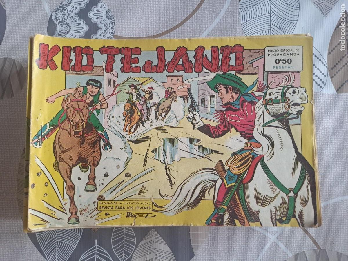C&oacute;mics: Kid tejano completa 55 n&uacute;meros, Valenciana en buen estado