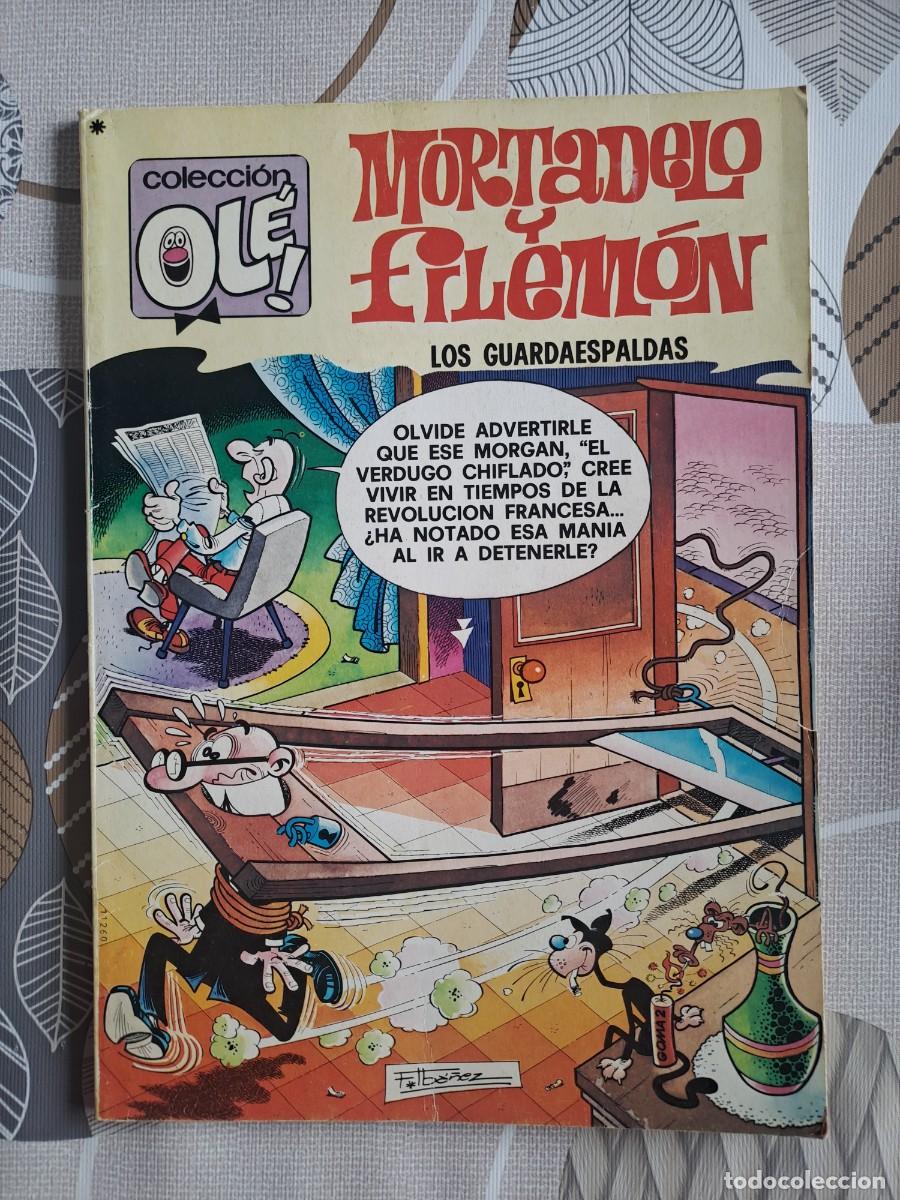 C&oacute;mics: Ole 145, Mortadelo y Filem&oacute;n, los guardaespaldas, primera edici&oacute;n, Bruguera en buen estado