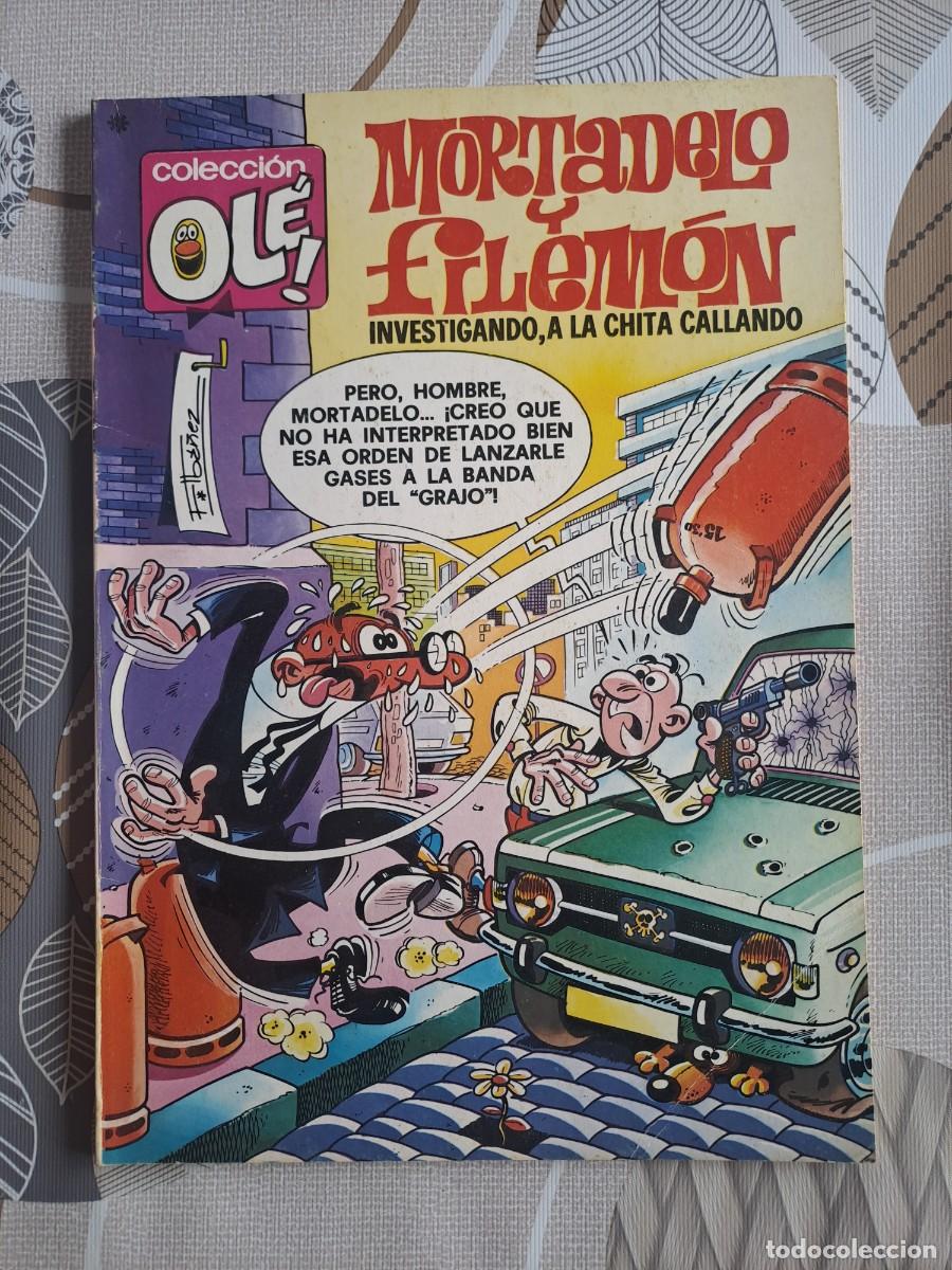 C&oacute;mics: Ole 143, Mortadelo y Filem&oacute;n, investigando a la chita, primera edici&oacute;n, Bruguera en buen estado
