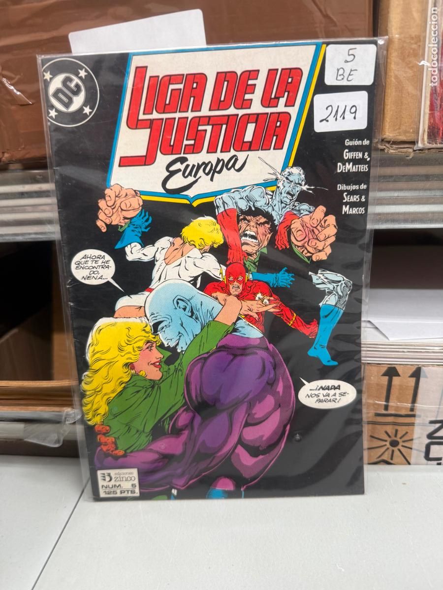 C&oacute;mics: LA LIGA DE LA JUSTICIA DE EUROPA NUMERO 5