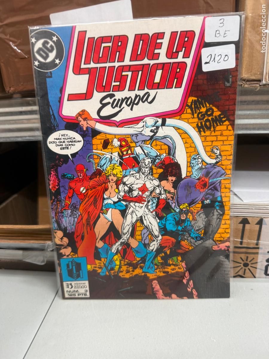 C&oacute;mics: LA LIGA DE LA JUSTICIA DE EUROPA NUMERO 3