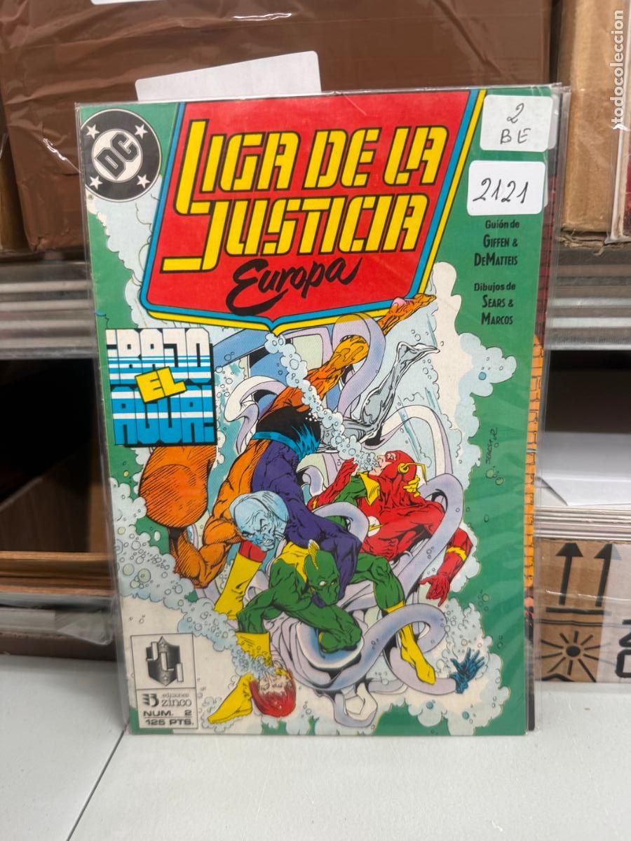 C&oacute;mics: LA LIGA DE LA JUSTICIA DE EUROPA NUMERO 2