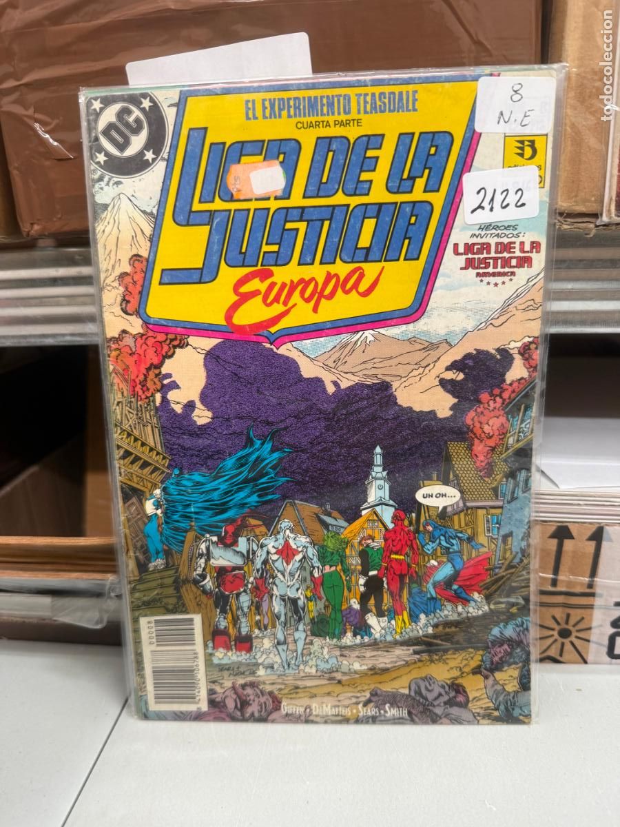 C&oacute;mics: LA LIGA DE LA JUSTICIA DE EUROPA NUMERO 8