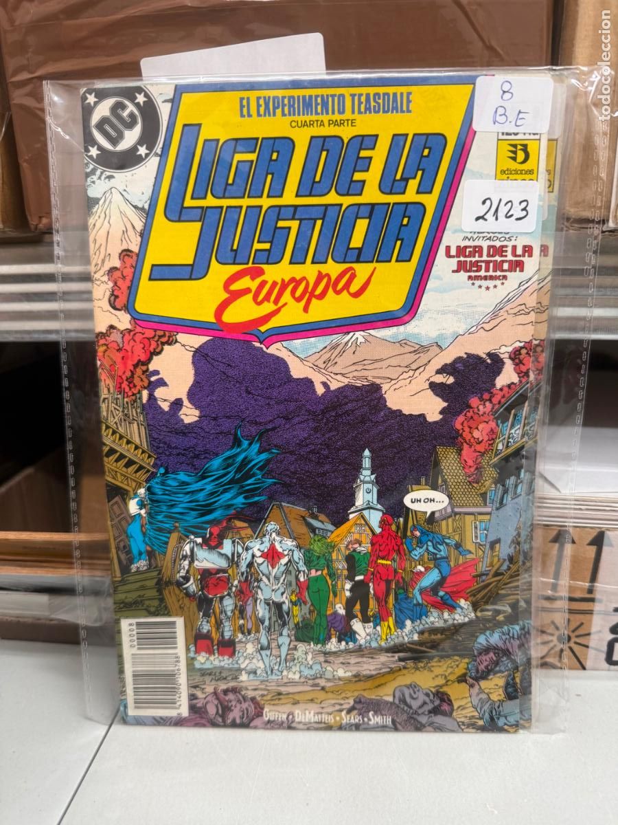 C&oacute;mics: LA LIGA DE LA JUSTICIA DE EUROPA NUMERO 8