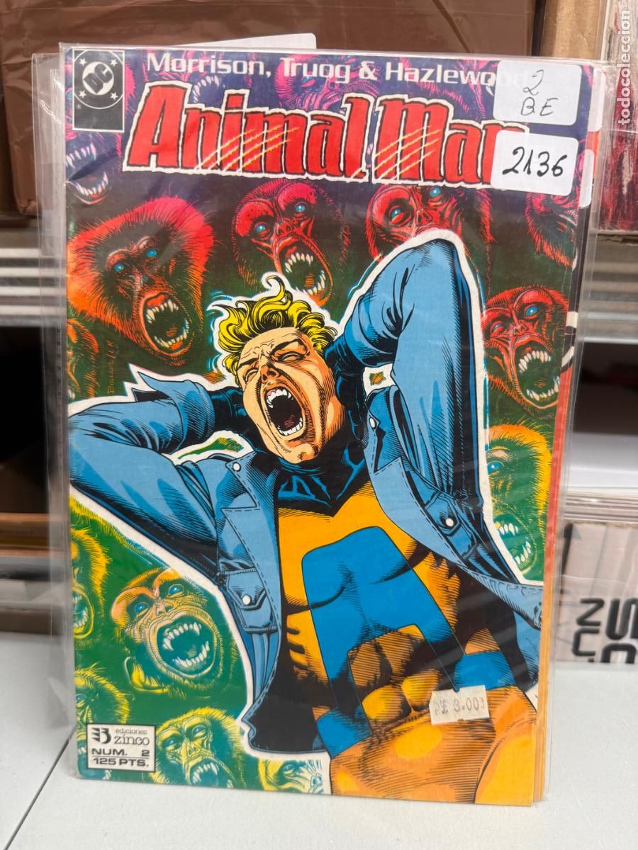 C&oacute;mics: ANIMAL MAN EDITORIAL ZINCO DC NUMERO 2