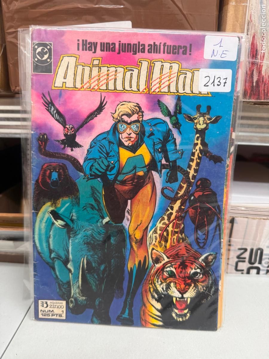C&oacute;mics: ANIMAL MAN EDITORIAL ZINCO DC NUMERO 1 - Foto 1