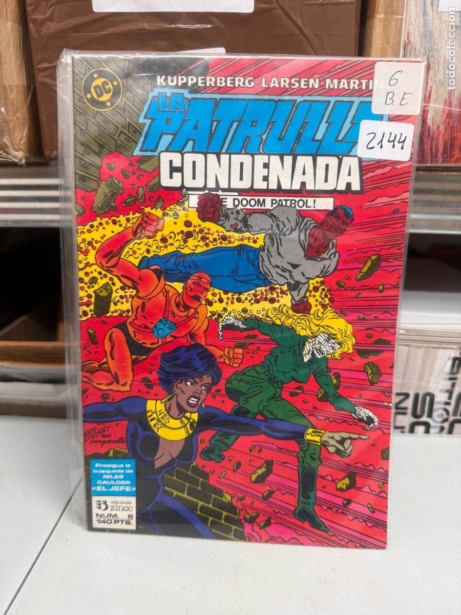 C&oacute;mics: LA PATRULLA CONDENADA EDITORIAL ZINCO DC NUMERO 6