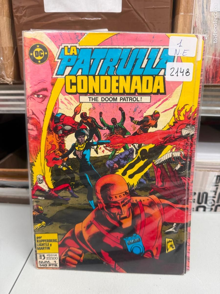 C&oacute;mics: LA PATRULLA CONDENADA EDITORIAL ZINCO DC NUMERO 1