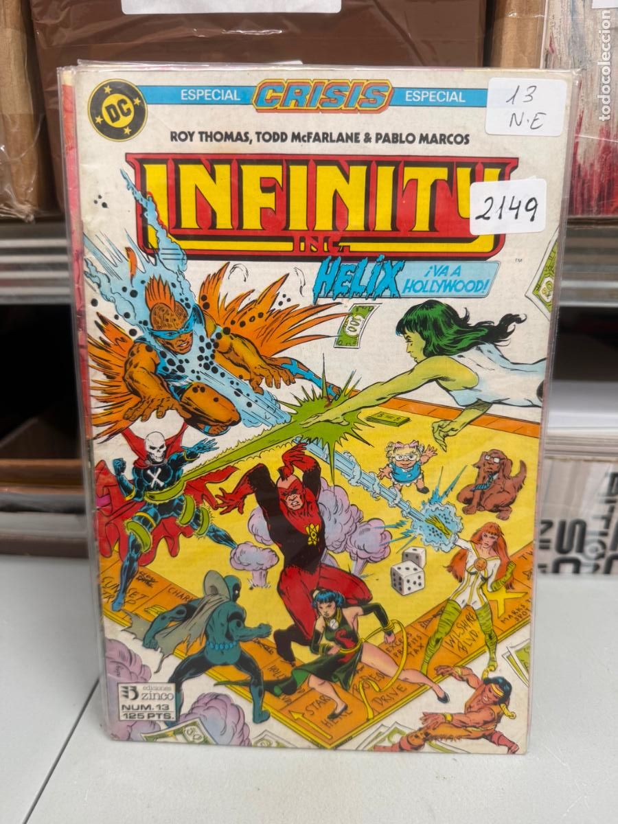 C&oacute;mics: INFINITY INC EDITORIAL ZINCO DC NUMERO 13